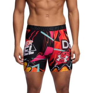 imageUnder Armour Mens MultiPack Performance Tech Mesh Boxerjock Brief 6quot Inseam AllDay ComfortNacho Cheese Doritos