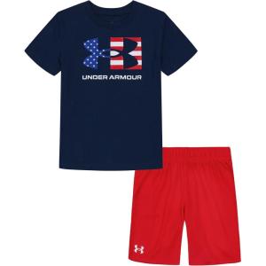 imageUnder Armour boys Outdoor Set Cohesive Pants Or Shorts ampamp TopAcademy Icon Flag