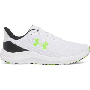imageUnder Armour Mens Charged Pursuit 4 Sneaker101 WhiteBlackHyper Green