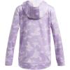 imageUnder Armour Girls Fleece Printed Hoodie535 Salt Purple   Black