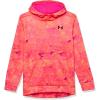 imageUnder Armour Girls Fleece Printed Hoodie652 Rebel Pink   Black