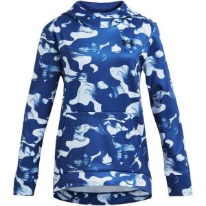 imageUnder Armour Girls Fleece Printed Hoodie432 Tech Blue   Black