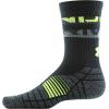 imageUnder Armour Mens Elevated Novelty Crew Socks 3PairsBlackHi Vis Yellow Assorted