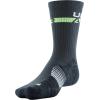 imageUnder Armour Mens Elevated Novelty Crew Socks 3PairsJet GrayCeruleanWhite