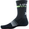 imageUnder Armour Mens Elevated Novelty Crew Socks 3PairsJet GrayCeruleanWhite