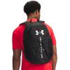 imageUnder Armour Unisex Hustle Sport 60 Backpack 402 Blue AtlantisBlackMetallic Silver One Size Fits Most001 Black  Black  Metallic Silver
