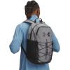 imageUnder Armour Unisex Hustle Sport 60 Backpack 402 Blue AtlantisBlackMetallic Silver One Size Fits Most025 Castlerock  Black  Black