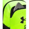 imageUnder Armour Unisex Hustle Sport 60 Backpack 402 Blue AtlantisBlackMetallic Silver One Size Fits Most389 Hyper Green  Black  Black