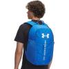 imageUnder Armour Unisex Hustle Sport 60 Backpack 402 Blue AtlantisBlackMetallic Silver One Size Fits Most402 Blue Atlantis  Black  Metallic Silver