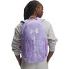 imageUnder Armour Unisex Hustle Sport 60 Backpack 402 Blue AtlantisBlackMetallic Silver One Size Fits Most538 Transparent   Metallic Silver