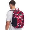 imageUnder Armour Unisex Hustle Sport 60 Backpack 402 Blue AtlantisBlackMetallic Silver One Size Fits Most600 Red  Midnight Navy  Metallic Silver