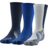 imageUnder Armour Mens Elevated Novelty Crew Socks 3PairsWhiteRoyal Assorted