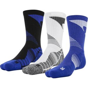 imageUnder Armour Mens Elevated Novelty Crew Socks 3PairsRoyal Assorted