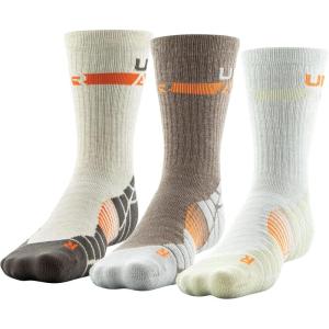 imageUnder Armour Mens Elevated Novelty Crew Socks 3PairsTin Assorted