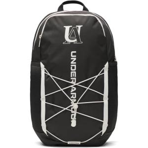 imageUnder Armour Unisex Hustle Sport 60 Backpack 402 Blue AtlantisBlackMetallic Silver One Size Fits Most006 Black  Black  Summit White