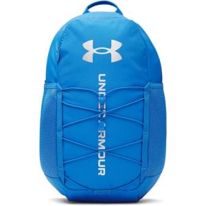 imageUnder Armour Unisex Hustle Sport 60 Backpack 402 Blue AtlantisBlackMetallic Silver One Size Fits Most402 Blue Atlantis  Black  Metallic Silver