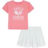 Dark Pink Flare Short