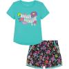Radial Turq Floral
