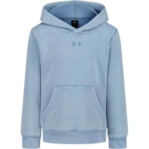 imageUnder Armour Boys Hoodie Fleece Pullover Logo ampamp Printed DesignsAcid Wash Blue Smoke