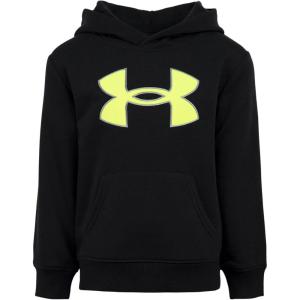 imageUnder Armour Boys Hoodie Fleece Pullover Logo ampamp Printed DesignsBlack  Core