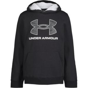 imageUnder Armour Boys Hoodie Fleece Pullover Logo ampamp Printed DesignsBlack Logo