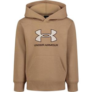 imageUnder Armour Boys Hoodie Fleece Pullover Logo ampamp Printed DesignsCamelQuilt Logo