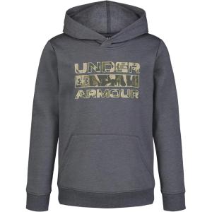 imageUnder Armour Boys Hoodie Fleece Pullover Logo ampamp Printed DesignsCastlerock  Stacked Camo
