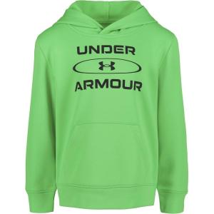 imageUnder Armour Boys Hoodie Fleece Pullover Logo ampamp Printed DesignsExtreme Green