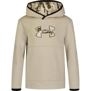 imageUnder Armour Boys Hoodie Fleece Pullover Logo ampamp Printed DesignsKhaki Marble