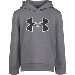 imageUnder Armour Boys Hoodie Fleece Pullover Logo ampamp Printed DesignsPitch Gray  Core