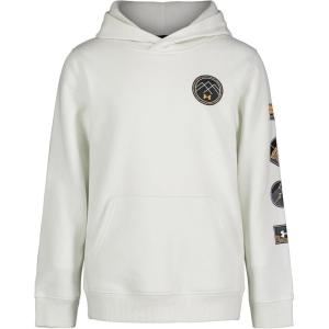 imageUnder Armour Boys Hoodie Fleece Pullover Logo ampamp Printed DesignsWhite Clay Badge