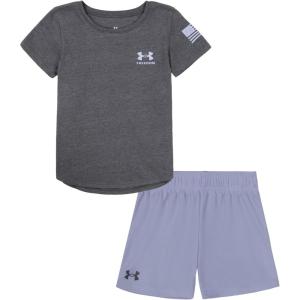 imageUnder Armour girls Outdoor Set Coordinating Top ampamp Bottom Pants Or Shorts Durable Stretch and ComfortableCastlerock Flag