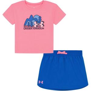 imageUnder Armour girls Outdoor Set Coordinating Top ampamp Bottom Pants Or Shorts Durable Stretch and ComfortableFluo Pink  Skort