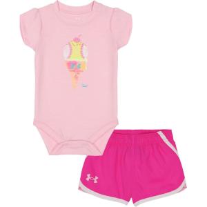 imageUnder Armour girls Outdoor Set Coordinating Top ampamp Bottom Pants Or Shorts Durable Stretch and ComfortablePink Ice Cream