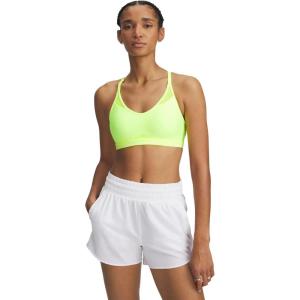 imageUnder Armour Womens Crossback Low Impact Sports Bra731 High Vis Yellow   White