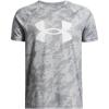 imageUnder Armour Boys Tech Big Logo Printed ShortSleeve TShirt021 Mod Gray   White