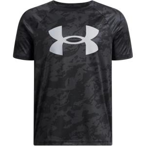 imageUnder Armour Boys Tech Big Logo Printed ShortSleeve TShirt020 Black   Mod Gray