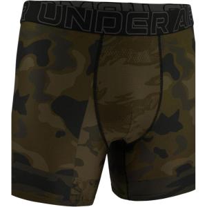 imageUnder Armour Mens MultiPack Performance Tech Mesh Boxerjock Brief 6quot Inseam AllDay ComfortBaroque Green