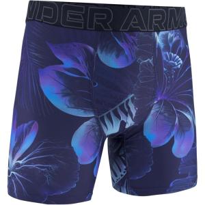 imageUnder Armour Mens MultiPack Performance Tech Mesh Boxerjock Brief 6quot Inseam AllDay ComfortBlue Atlantis
