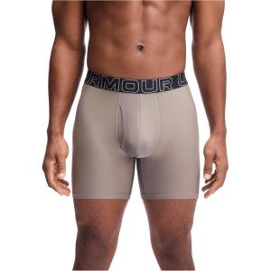 imageUnder Armour Mens Ua Performance TechSolid 6 in 3pkTaupe DuskTaupe Dusk