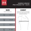 imageUnder Armour Gameday Pro 5Pad Football Shirt Comfortable Compression ampamp Protection for Practice ampamp Game Day Youth BoysBlack Camo