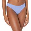 imageUnder Armour Womens 3pack Pure Stretch No Show Thong Underwear Allday Comfort ampamp Ultrasoft Fit495 Baja Blue  Sonar Blue  Sonar Blue
