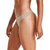 imageUnder Armour Womens 3pack Pure Stretch No Show Thong Underwear Allday Comfort ampamp Ultrasoft FitBlack 004Dash Pink
