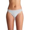 imageUnder Armour Womens 3pack Pure Stretch No Show Thong Underwear Allday Comfort ampamp Ultrasoft FitHalo Grey