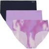 imageUnder Armour Womens Ua Pure Stretch Noshow HipsterPrint 3pkTransparentTransparent