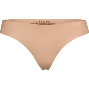 imageUnder Armour Womens 3pack Pure Stretch No Show Thong Underwear Allday Comfort ampamp Ultrasoft FitNude