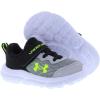 imageUnder Armour Unisex Baby Infant Assert 10 Alternate Closure Running ShoeMod GreyBlackHigh Vis Yellow