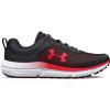 imageUnder Armour Unisexs Grade School Assert 10 Sneaker003 BlackDeep RedRed