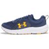 imageUnder Armour Unisexs Grade School Assert 10 Sneaker410 Midnight NavyMod GrayCampus Gold