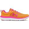 imageUnder Armour Unisexs Grade School Assert 10 Sneaker800 Nova OrangeRebel PinkRebel Pink